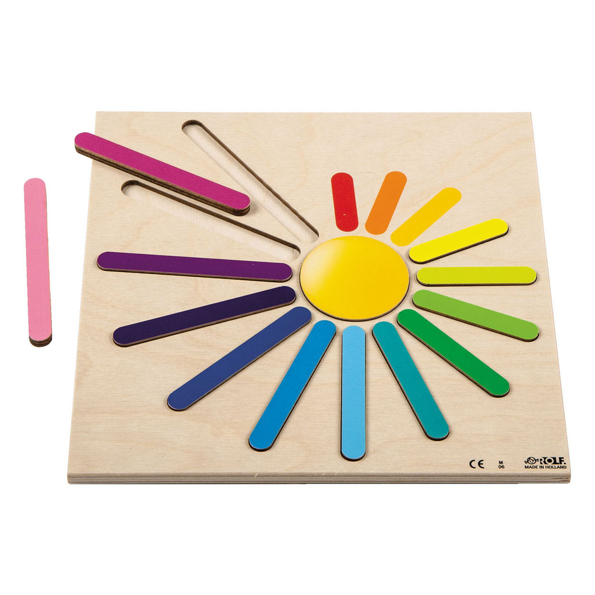 Rolf rompecabezas en relieve rayos arcoiris, 15 uds.