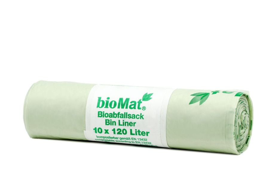 Biomat Bolsas de basura compostables 120L - 10 PC.