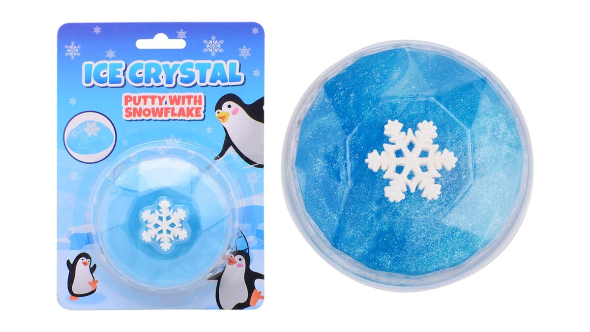 Johntoy john toy masilla de hielo brillante con copo de nieve