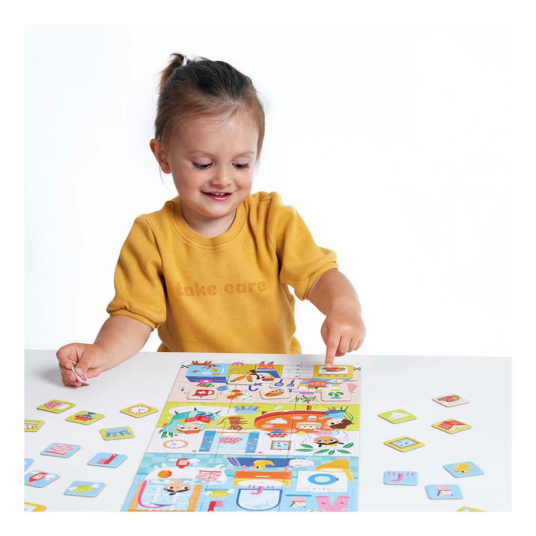 Puzzle de plátano panda juguetes educativos para el hogar 24 piezas de cartón.