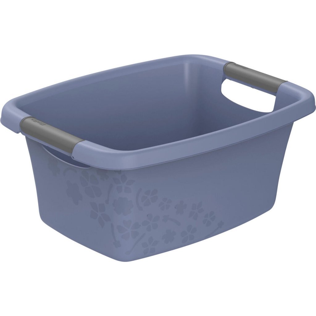 Cesto para la ropa Rotho flores 12l azul horizonte