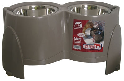 Savic Food Bowl Alimentador Ergo Gray