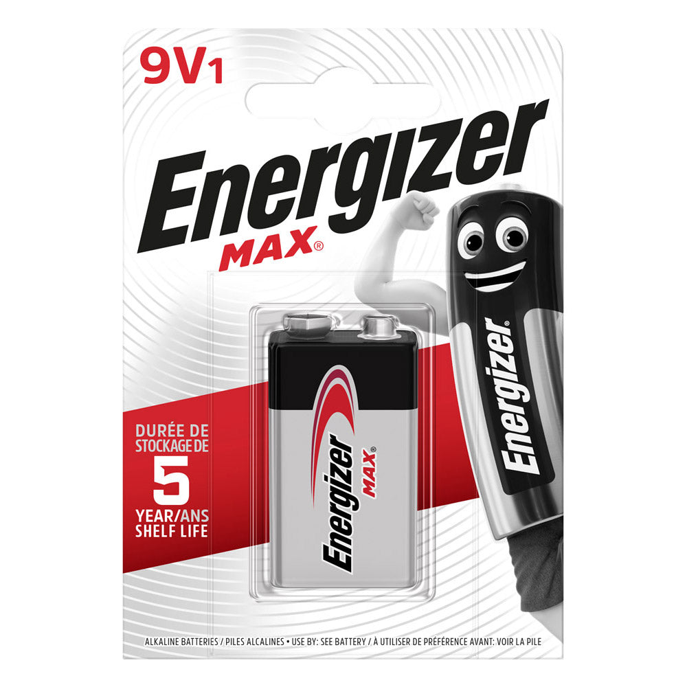 Energizer max 9v 6lr61 blister 1 pieza