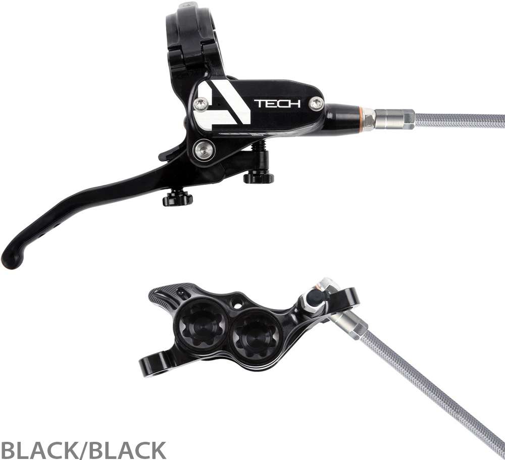 Freno de disco Hope tech 4 e4 trenzado de acero - palanca derecha