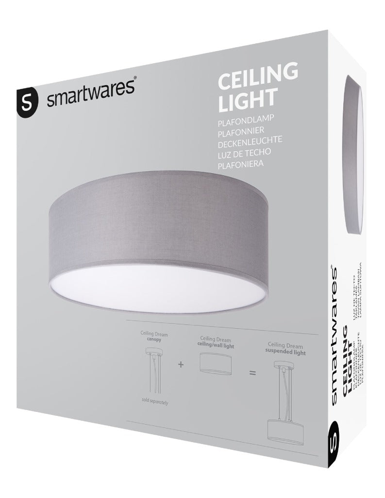 Ranex ra-1000465 mia plafón led 30cm gris