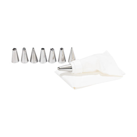 Set de decoración Patisse 9 piezas acero inoxidable.
