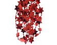 Guirnalda de garras de Decoris estrella plástico 270cm rojo navideño