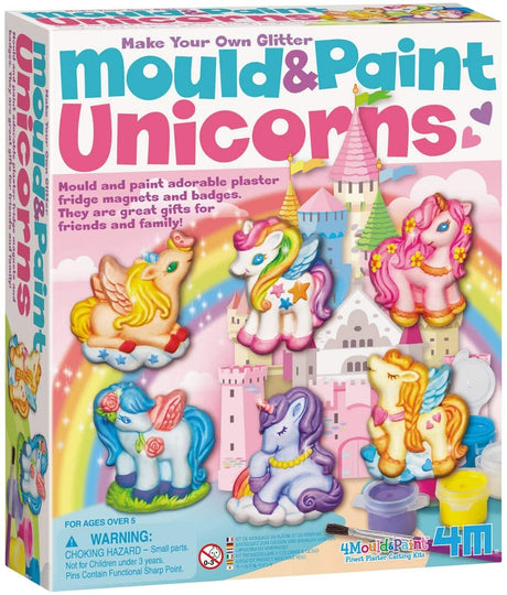 Fundición y pintura de yeso 4m: unicornio 8 piezas