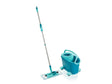 Leifheit clean twist m limpiaparabrisas ergo set velcro mobile - sistema completo con ruedas