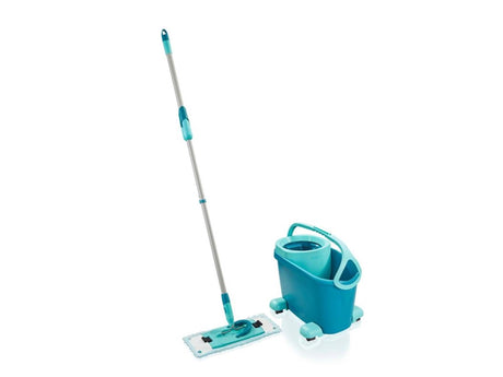 Leifheit clean twist m limpiaparabrisas ergo set velcro mobile - sistema completo con ruedas