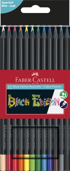 Lápiz de color faber castell gama de colores faber-castell edición negra