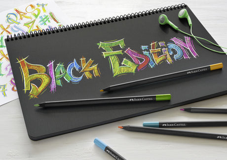 Lápiz de color faber castell gama de colores faber-castell edición negra