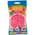 Cuentas termoadhesivas Hama - 1000 piezas - rosa transparente