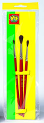 Juego de brochas Ses, 3 piezas.