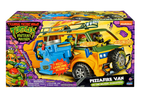 Boti adolescente mutante ninja tortugas pizza camioneta