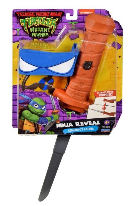 Tortugas ninjas mutantes adolescentes - leonardo transformando la espada katana