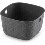 Cesta de almacenaje Curver softex xs - 3l antracita 19x19x11cm