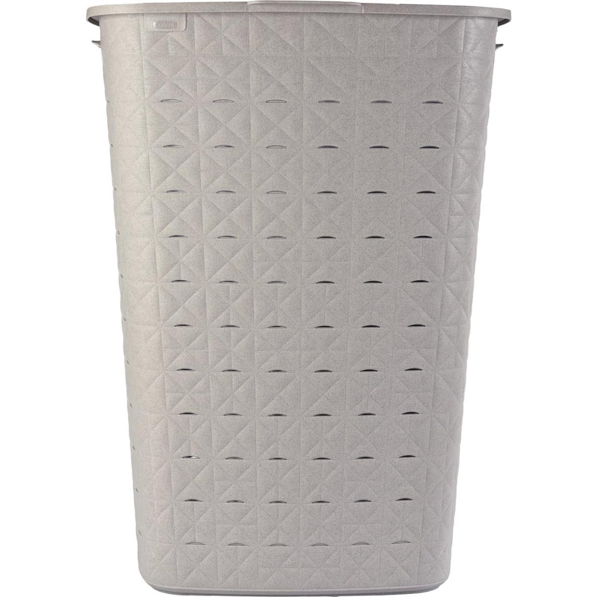 Cesto para la ropa sucia Curver softex con tapa 56l topo 42x31,6x60cm