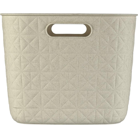 Cesta de almacenaje Curver softex l - 19l blanco tiza 38x29x22cm