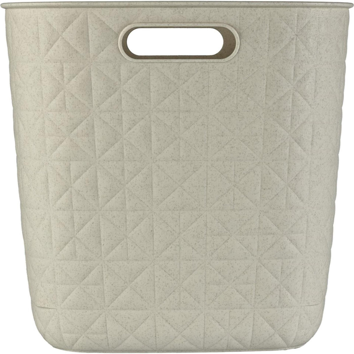Cesta de almacenaje Curver softex cube - 15l blanco tiza 28x28x27cm