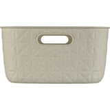 Cesta de almacenaje Curver softex m - 12,5l blanco tiza 38x29x14cm