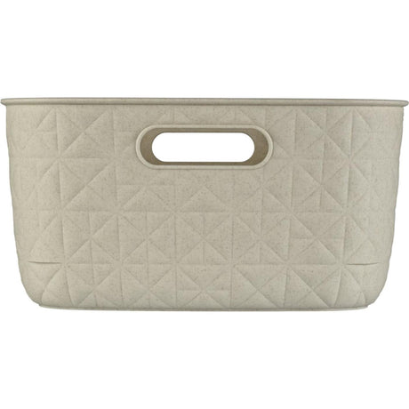Cesta de almacenaje Curver softex m - 12,5l blanco tiza 38x29x14cm