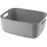 Cesta de almacenaje Curver softex m - 12,5l taupe 38x29x14cm