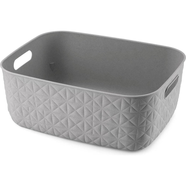 Cesta de almacenaje Curver softex m - 12,5l taupe 38x29x14cm