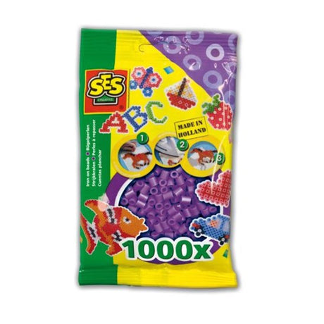 Ses cuentas termoadhesivas violeta 1000 piezas