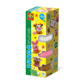 Arcilla Ses fundo - animales de granja (3x90gr-1x40gr)