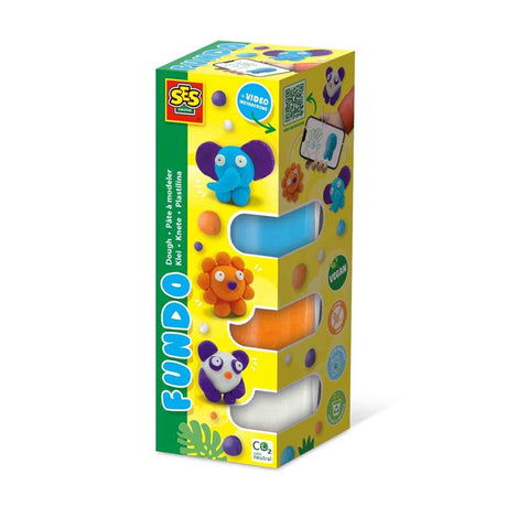 Arcilla Ses fundo - animales safari (3x90gr-1x40gr)