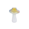 Cosydecor florero imagen seta arcoiris 12x12x17cm multicolor cristal
