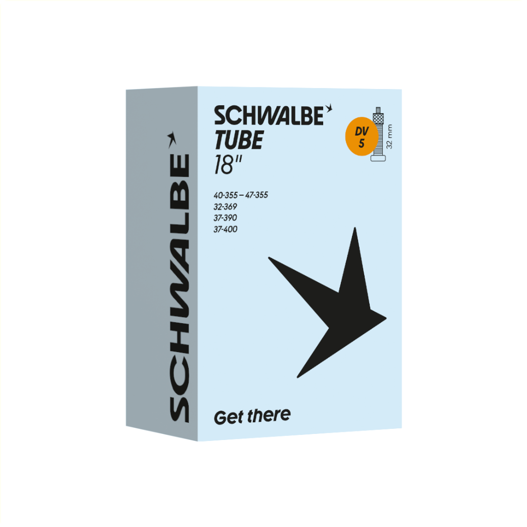 Schwalbe benelux b.v. Cámara de aire Schwalbe DV5 18 32 47-355 400 HV 32mm