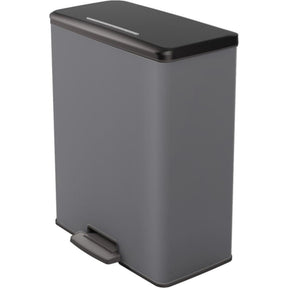 Papelera con pedal Curver decobin 65l gris frío