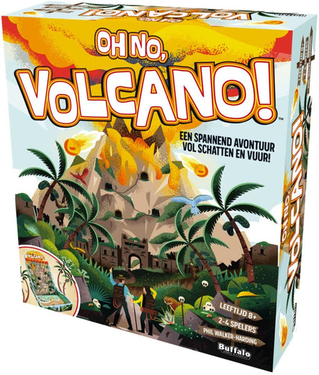 Juego de cartas Asmodee oh no volcán - 2-4 jugadores