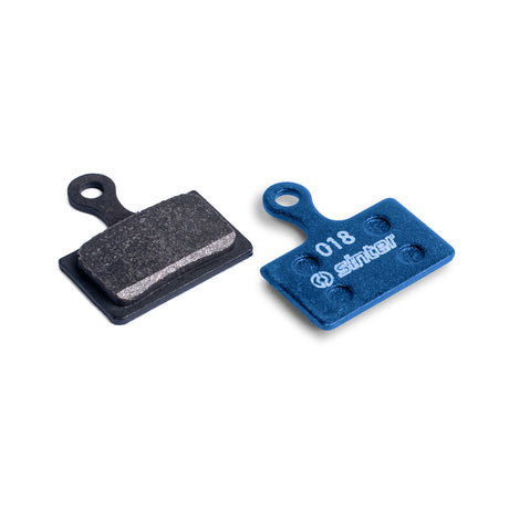 Bloques de freno de disco azul eléctrico