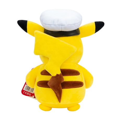 Jazwares pokémon - peluche 20cm - capitán pikachu
