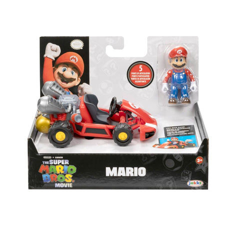 Vehículo de la película Super Mario con figura.