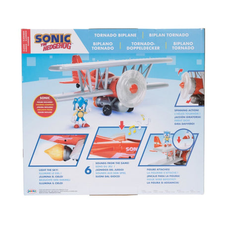Otras marcas biplano sonic tornado + luz y sonido
