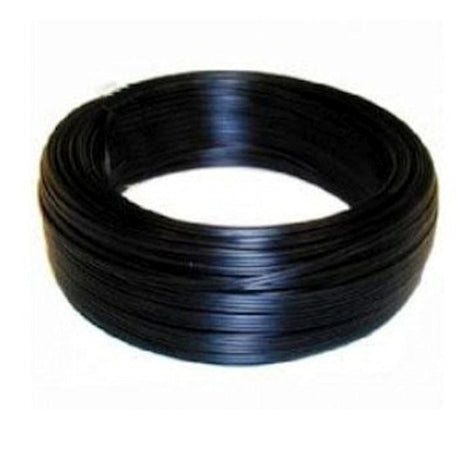 Parte ligera. Cordón negro rollo de 100 m. 2 núcleos