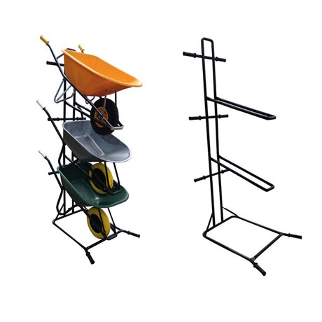 Soporte de presentación de productos Fort para 3 carretillas kw3