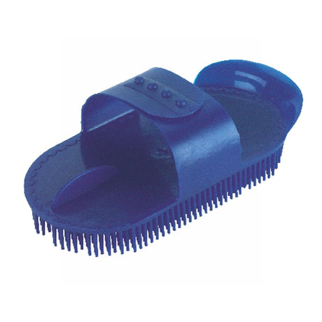 Productos cepillo para caballos knst correa ajustable azul