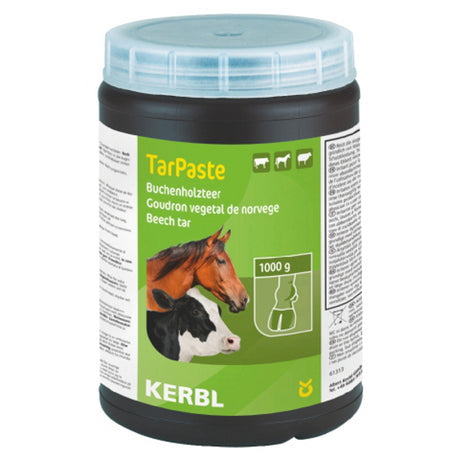 Productos Kerbl alquitrán para pezuñas de madera de haya pasta de alquitrán 1kg