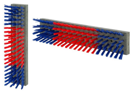 Productos cepillo para ganado nylon azul rojo azul 50x10cm
