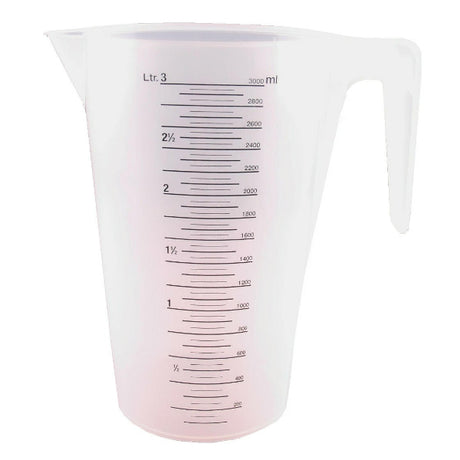 Abi productos vaso medidor de plástico 3 litros