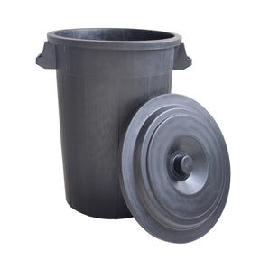 Productos barril de alimentación kerbl con tapa 70 litros