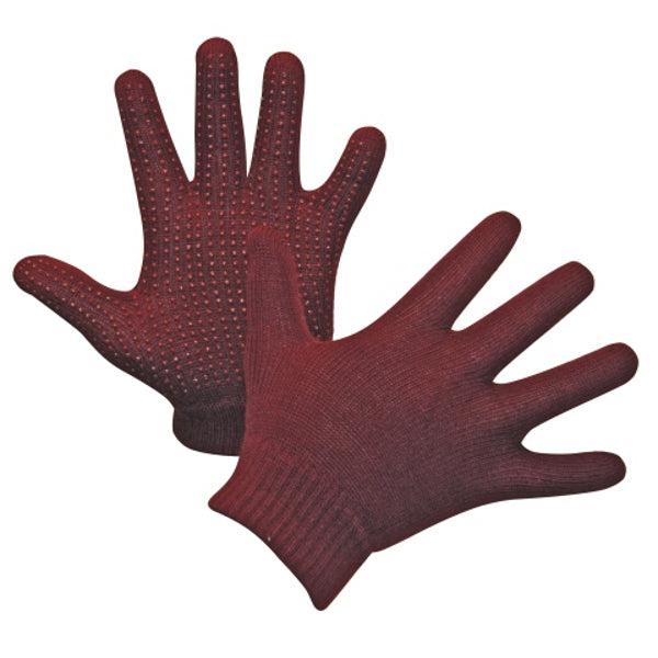 Productos guantes de equitación magic grip burdeos rojo