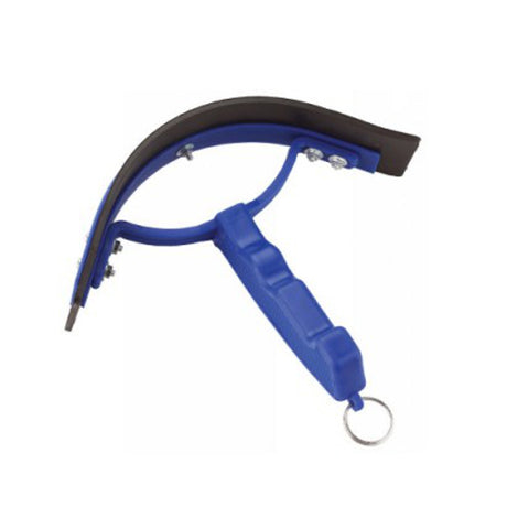 Productos navaja de sudor plastico curvada azul