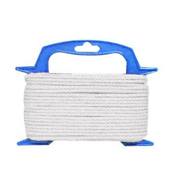 Productos cuerda nylon blanca trenzada 4mm 20m