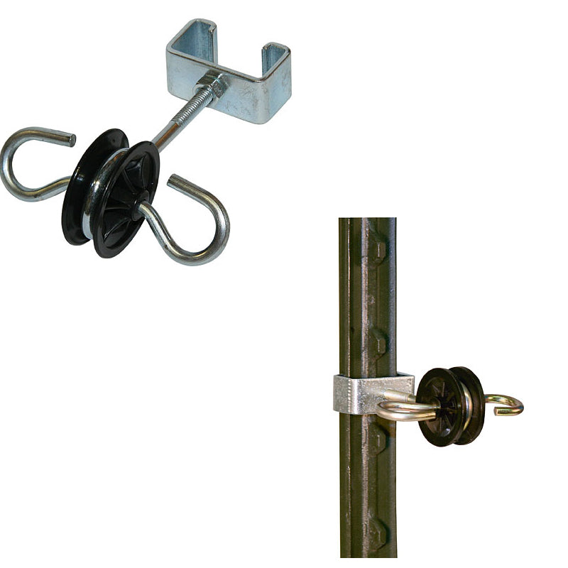 Productos Ako, juego de anclajes para manija de puerta para poste en T, 4 piezas